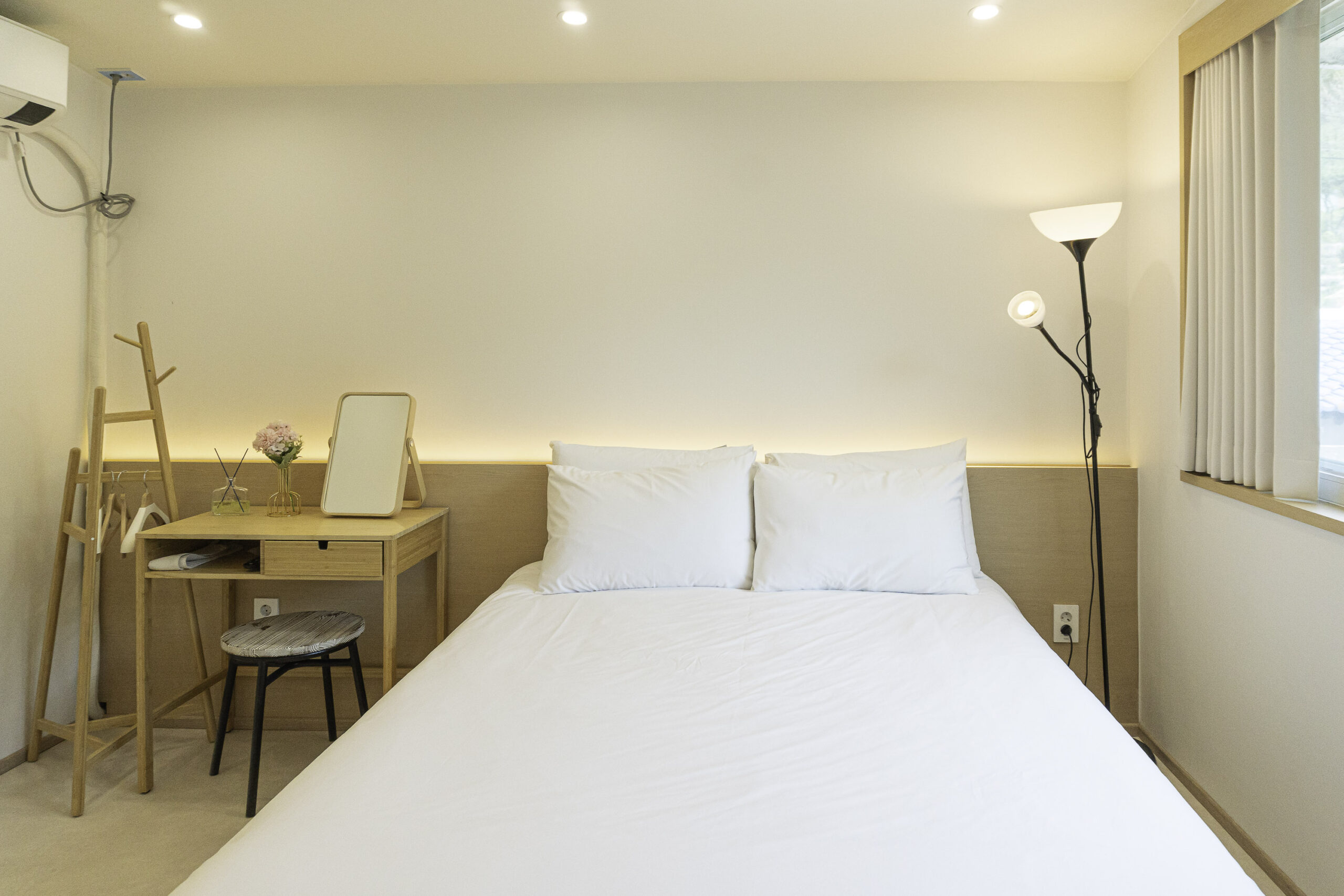 포천 펜션 침실 공간