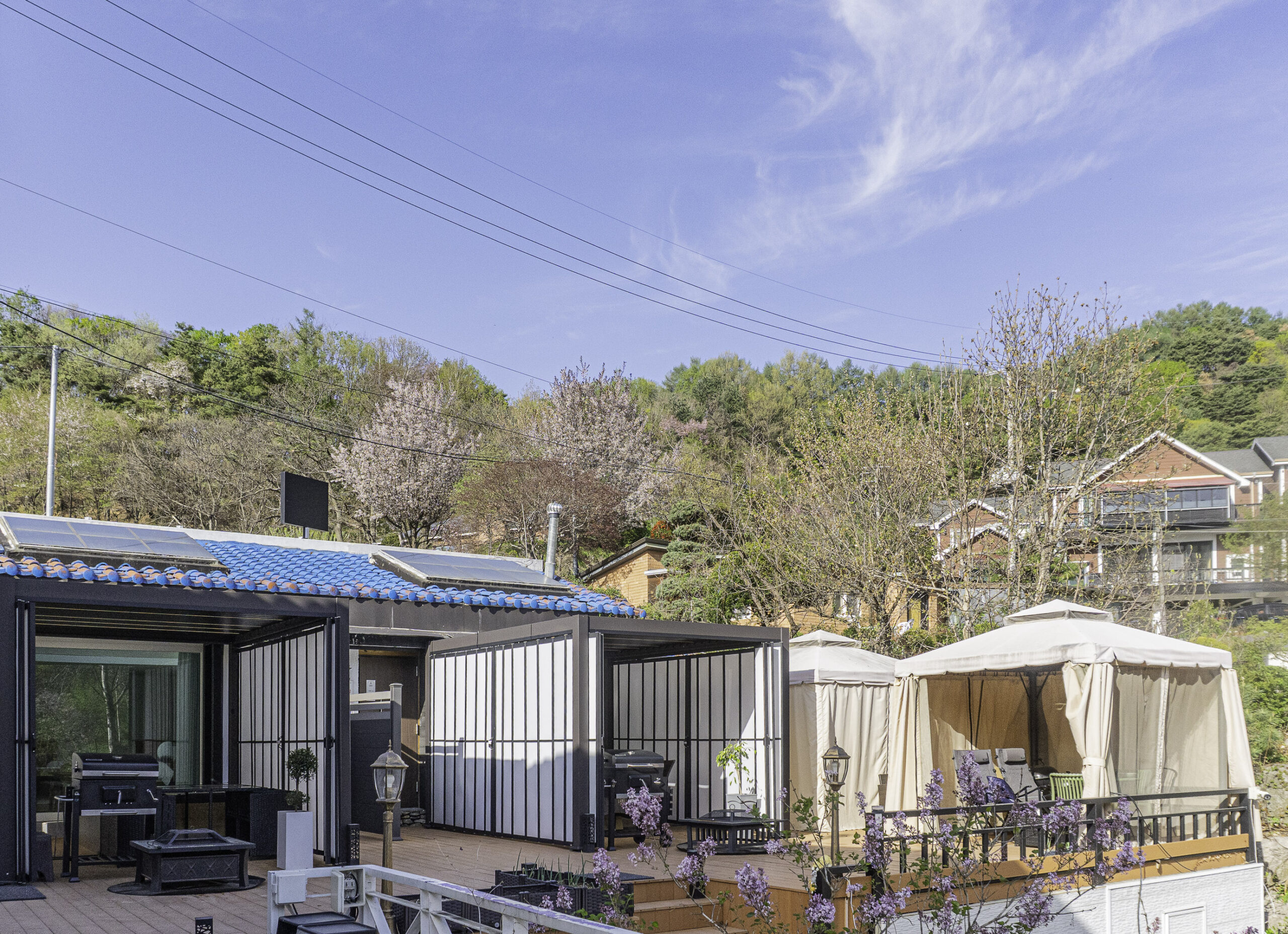 포천 자쿠지 펜션 야경