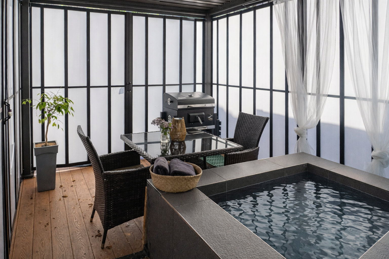 포천 자쿠지 펜션 더스테이하루 커플 숙소